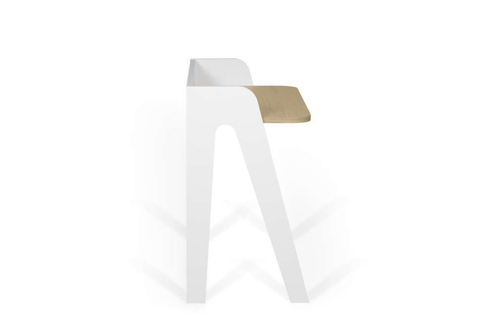 TEMAHOME - Fiore Desk in Light Oak and Pure White - 9003054242 veiw 3