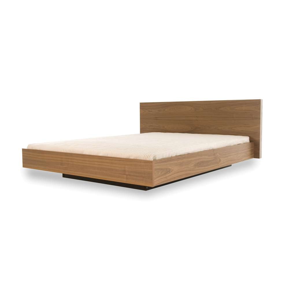 TEMAHOME - Float Bed - King Size with Mattress Support in Walnut - 9500758614 veiw 1