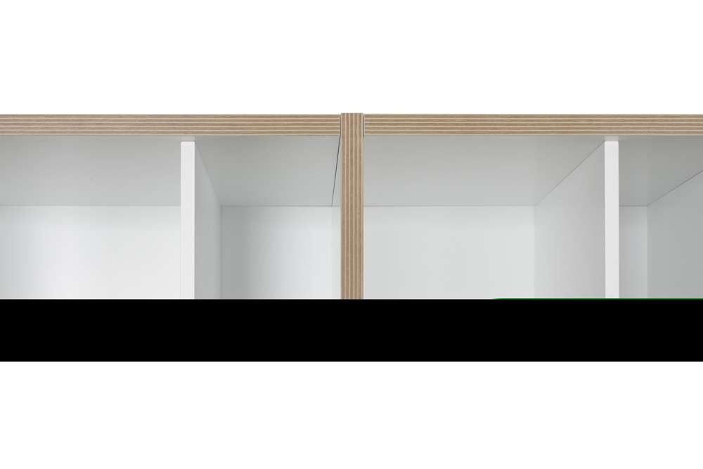 TEMAHOME - Group Shelving Unit 108 in Pure White and Plywood - 9500322907 veiw 3