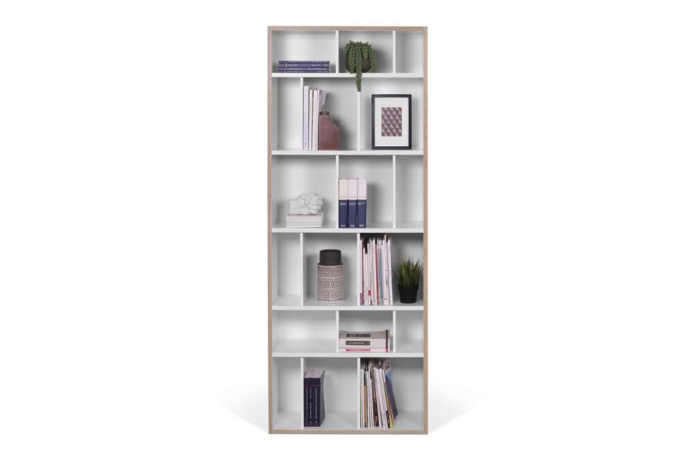 TEMAHOME - Group Shelving Unit 72 in Pure White and Plywood - 9500322877 veiw 3