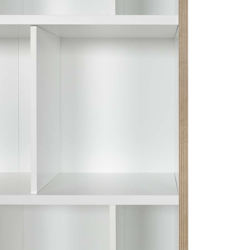 TEMAHOME - Group Shelving Unit 72 in Pure White and Plywood - 9500322877 veiw 4