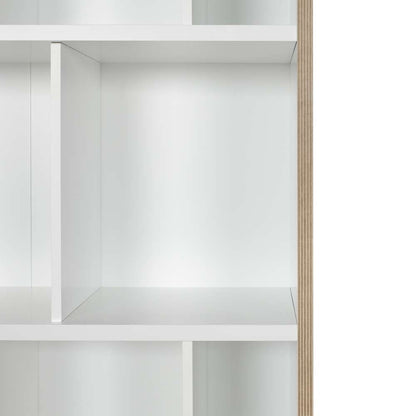 TEMAHOME - Group Shelving Unit 72 in Pure White and Plywood - 9500322877 veiw 4
