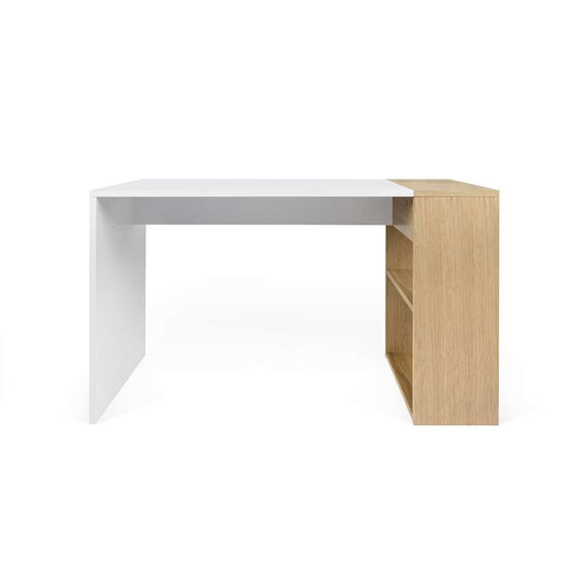 TEMAHOME - Harbour Desk in Pure White / Oak - 9500052996 veiw 2
