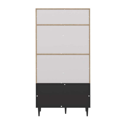 TEMAHOME - Horizon Bookshelf in Natural Oak Color / Black - X7150X0707A01 veiw 5