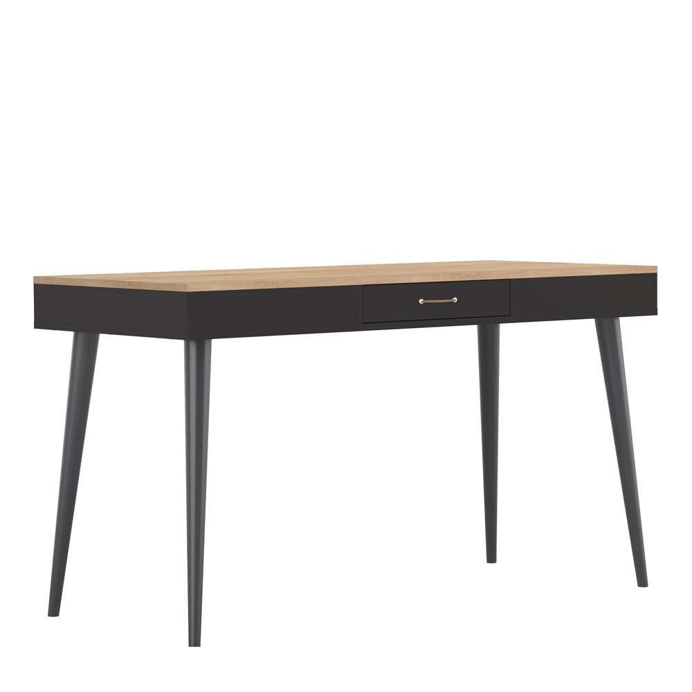 TEMAHOME - Horizon Desk in Natural Oak Color / Black - X1150X0776A41 veiw 1