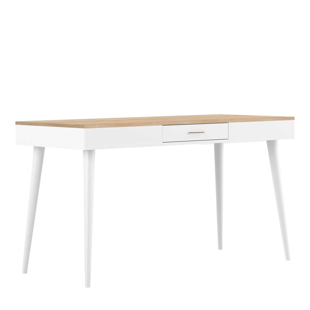 TEMAHOME - Horizon Desk in Natural Oak Color / White - X1150X0321A41 veiw 1