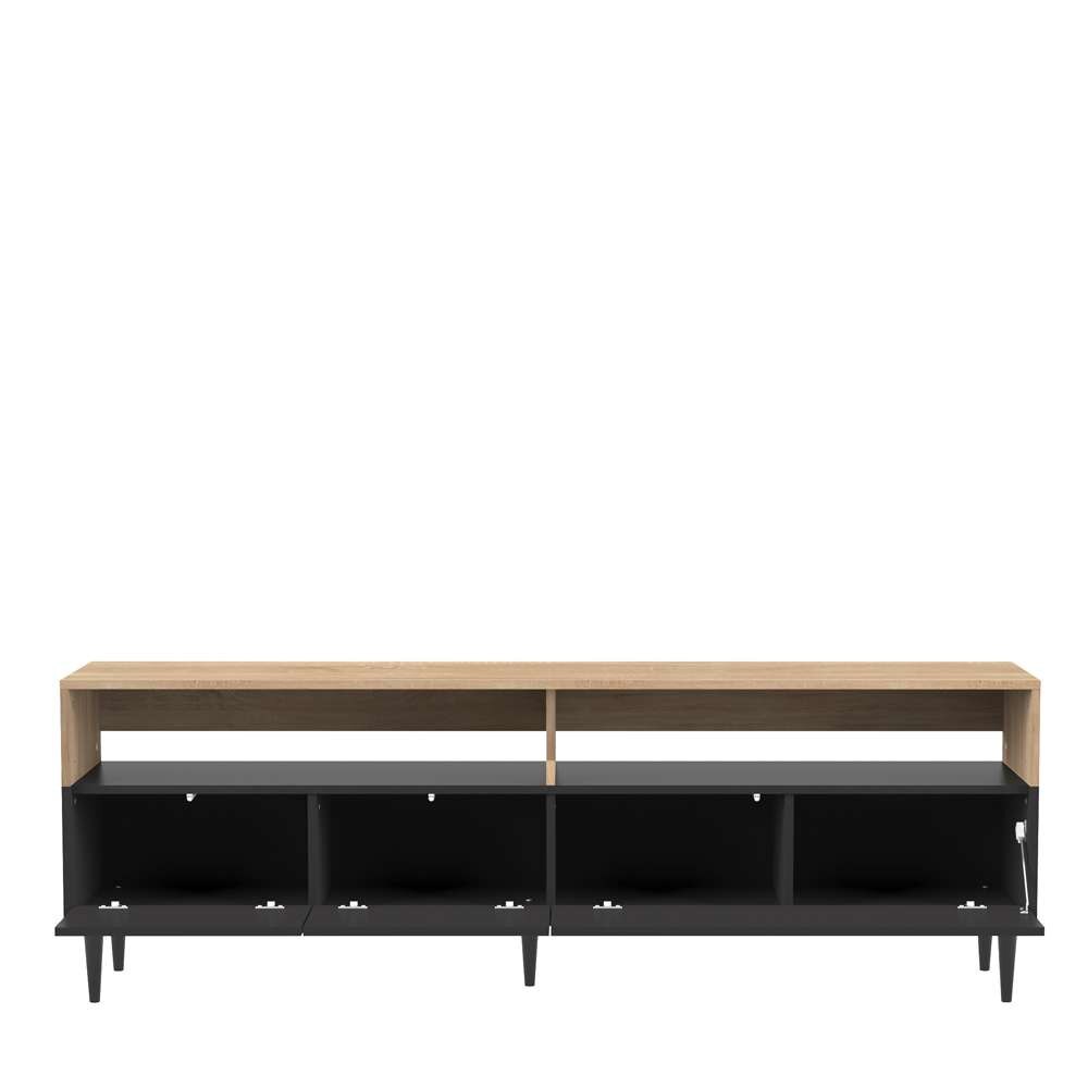 TEMAHOME - Horizon TV Stand in Natural Oak Color / Black - E3150A0776A01 veiw 4