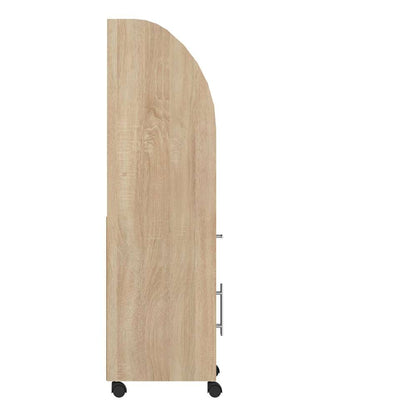 TEMAHOME - Jeanne Kitchen Trolley in Oak Color / Black - E8071A3476A80 veiw 5