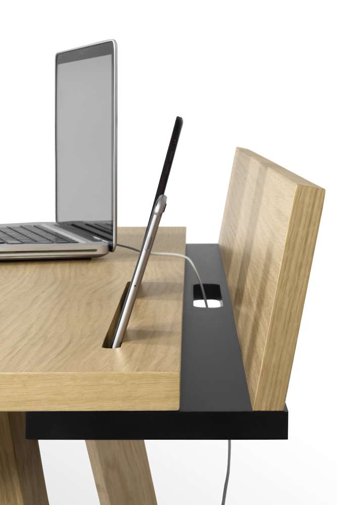 TEMAHOME - Loft Desk in Oak / Pure Black - 9003053481 veiw 4