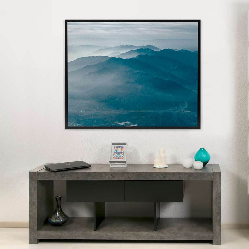 TEMAHOME - Nara Tv Bench in Concrete Look / Pure Black - 9500638787 veiw 6
