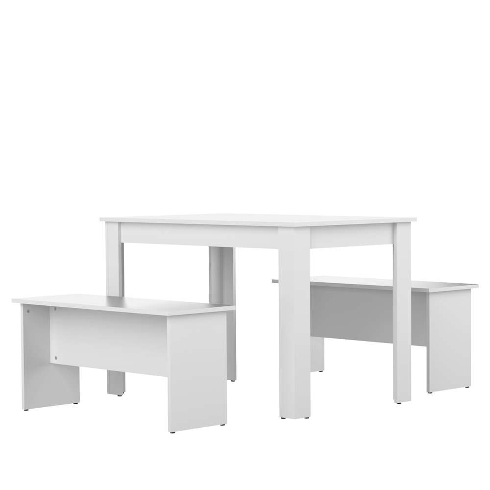 TEMAHOME - Nice Dining Table with Benches in White - E2281A2121X00 veiw 5