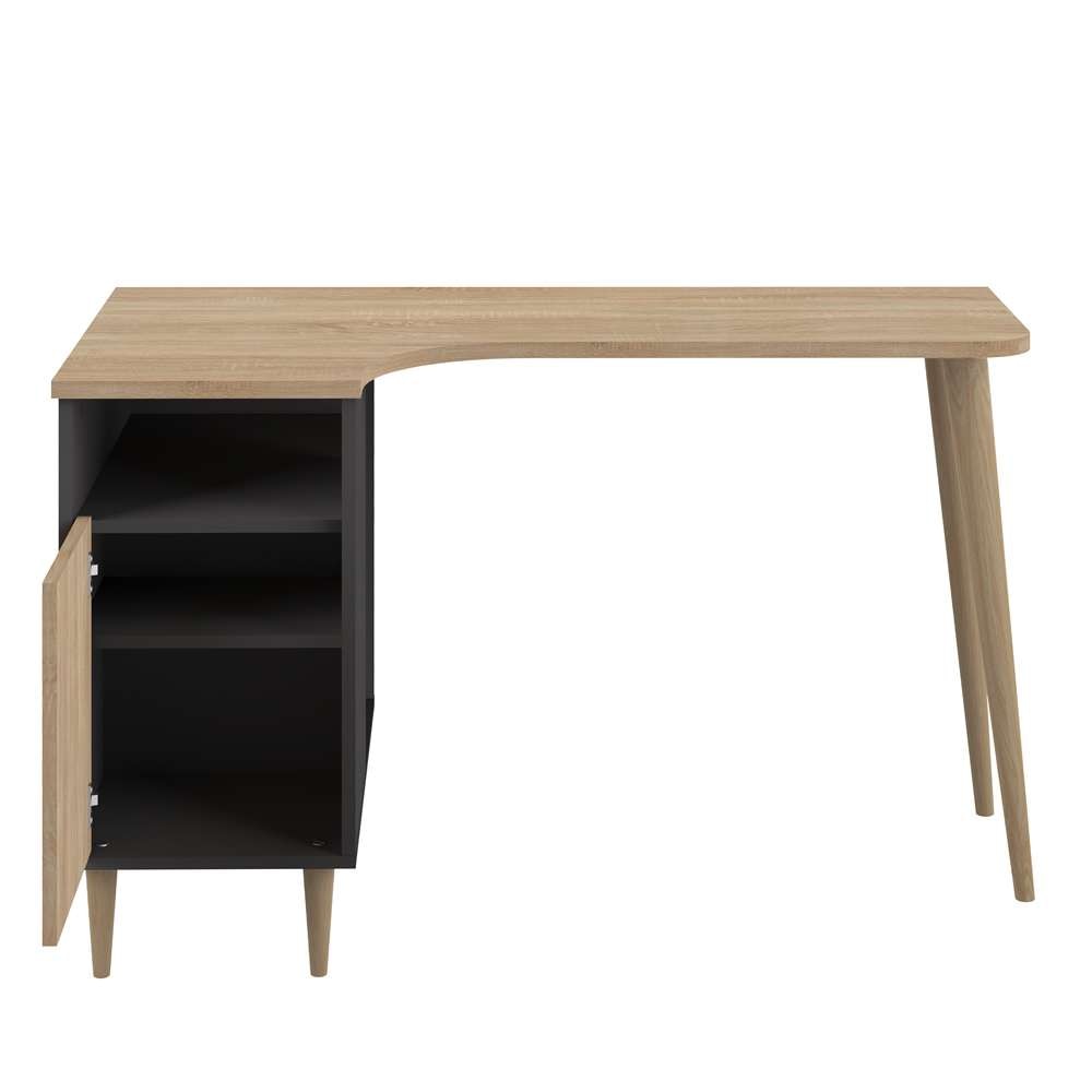 TEMAHOME - Nook Desk in Black / Natural Oak Color - X1203X6134X00 veiw 4