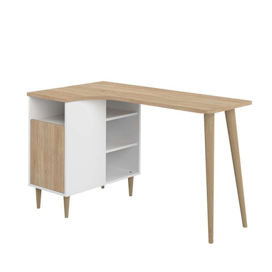 TEMAHOME - Nook Desk in White / Natural Oak Color - X1203X6234X00 veiw 1