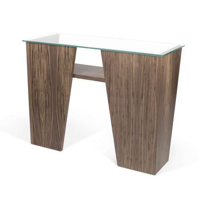 TEMAHOME - Oliva Console in Walnut / Glass Top - 9500052477 veiw 4