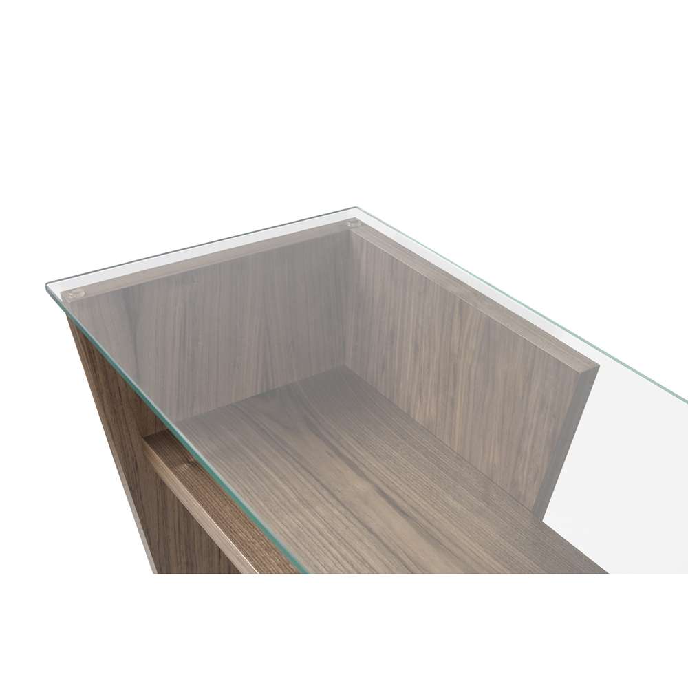 TEMAHOME - Oliva Console in Walnut / Glass Top - 9500052477 veiw 5