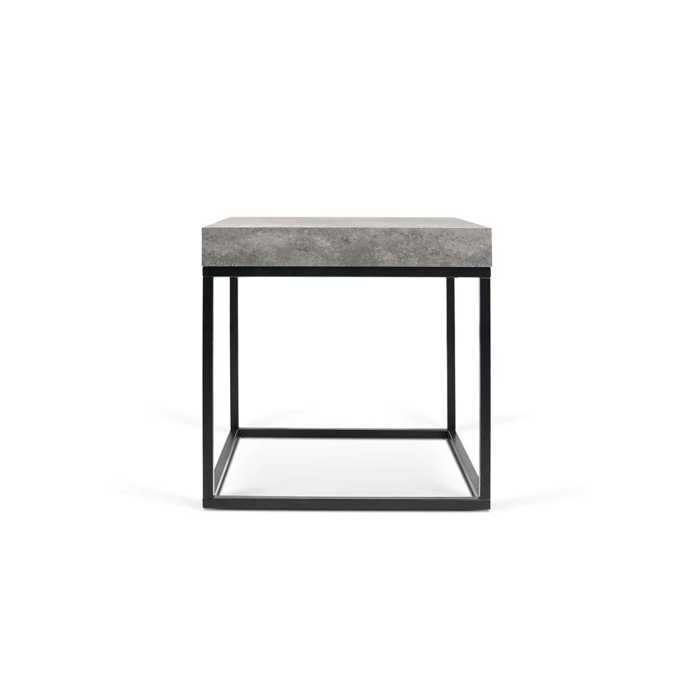 TEMAHOME - Petra End Table in Concrete Look Top / Black Legs - 9000629341 veiw 5
