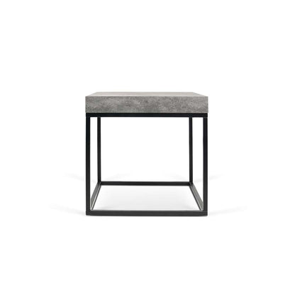 TEMAHOME - Petra End Table in Concrete Look Top / Black Legs - 9000629341 veiw 5