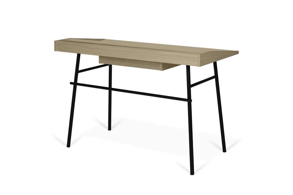 TEMAHOME - Ply Desk  in Light Oak / Pure Black - 9003053979 veiw 2