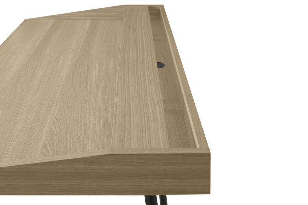 TEMAHOME - Ply Desk  in Light Oak / Pure Black - 9003053979 veiw 3