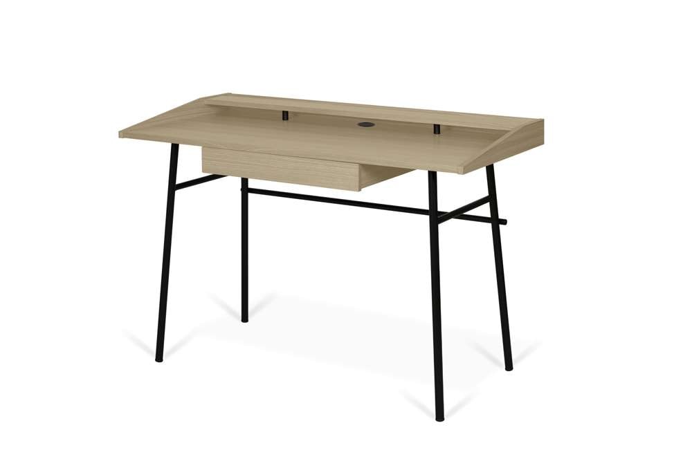 TEMAHOME - Ply Desk  in Light Oak / Pure Black - 9003053979 veiw 4