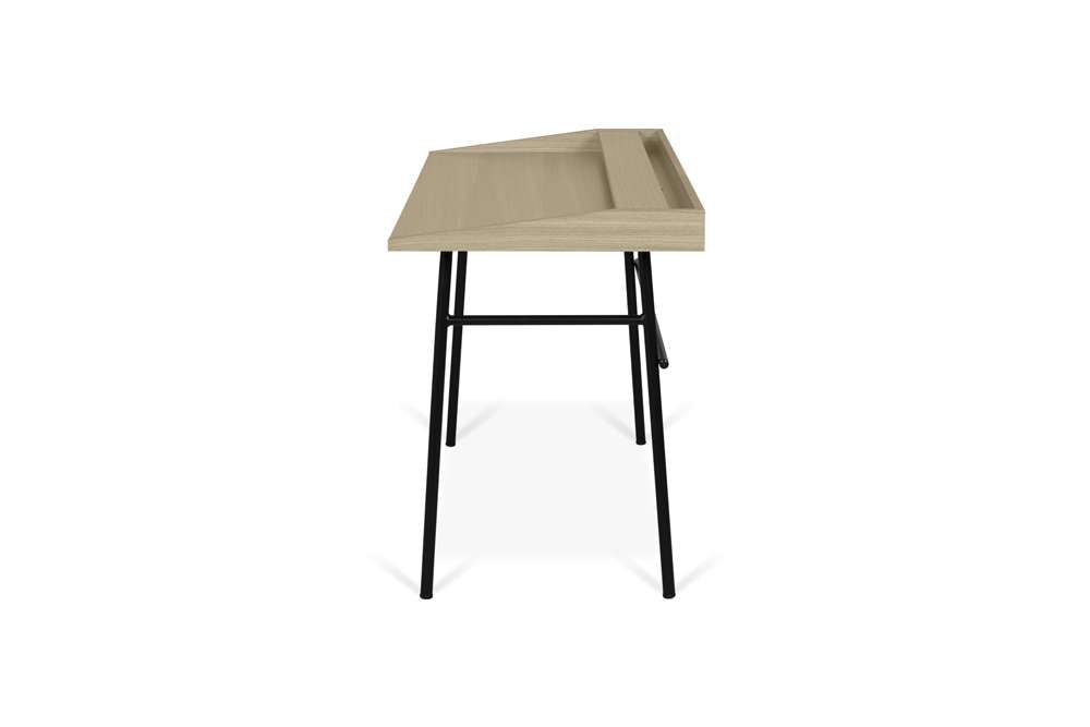 TEMAHOME - Ply Desk without drawer in Light Oak / Pure Black - 9003054082 veiw 3