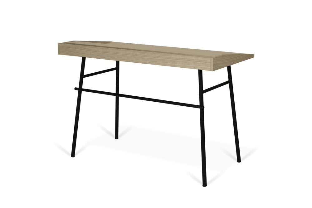 TEMAHOME - Ply Desk without drawer in Light Oak / Pure Black - 9003054082 veiw 4