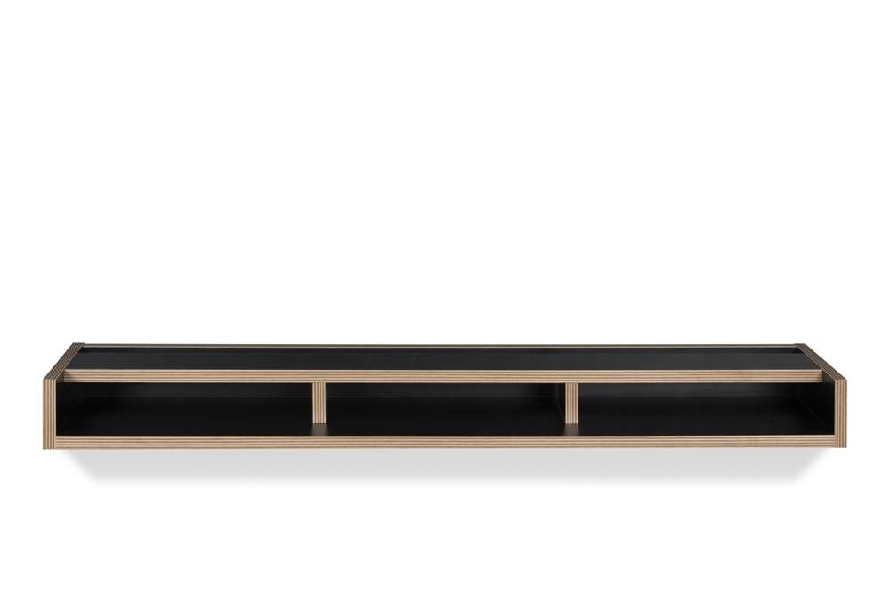 TEMAHOME - Ply Wall Shelf in Black / Plywood - 9300167591 veiw 1