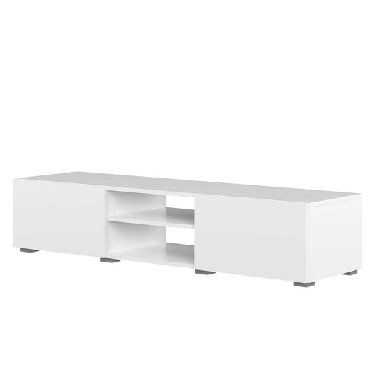 TEMAHOME - Podium 140 TV Stand with doors in White - E3153A2121A00 veiw 1