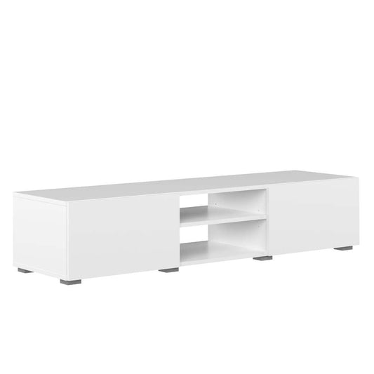 TEMAHOME - Podium 140 TV Stand with doors in White - E3153A2121A00 veiw 2