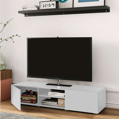 TEMAHOME - Podium 140 TV Stand with doors in White - E3153A2121A00 veiw 6