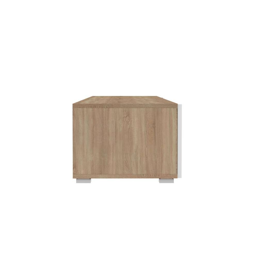 TEMAHOME - Podium 185 TV Stand w/doors in White / Oak Color - E3158A3421A00 veiw 5
