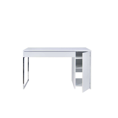TEMAHOME - Prado Home Office Desk in Pure White / Chrome - 9500052514 veiw 3