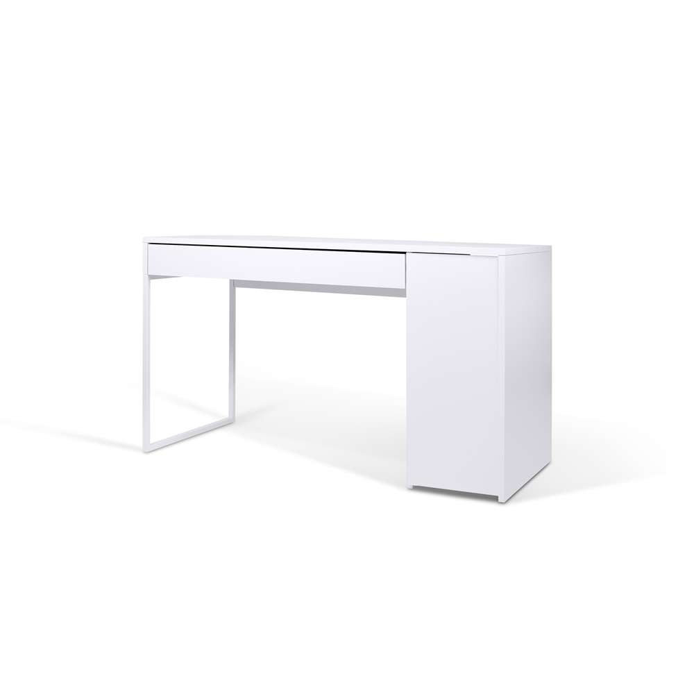 TEMAHOME - Prado Home Office Desk in Pure White / White Lacquer - 9500052545 veiw 3