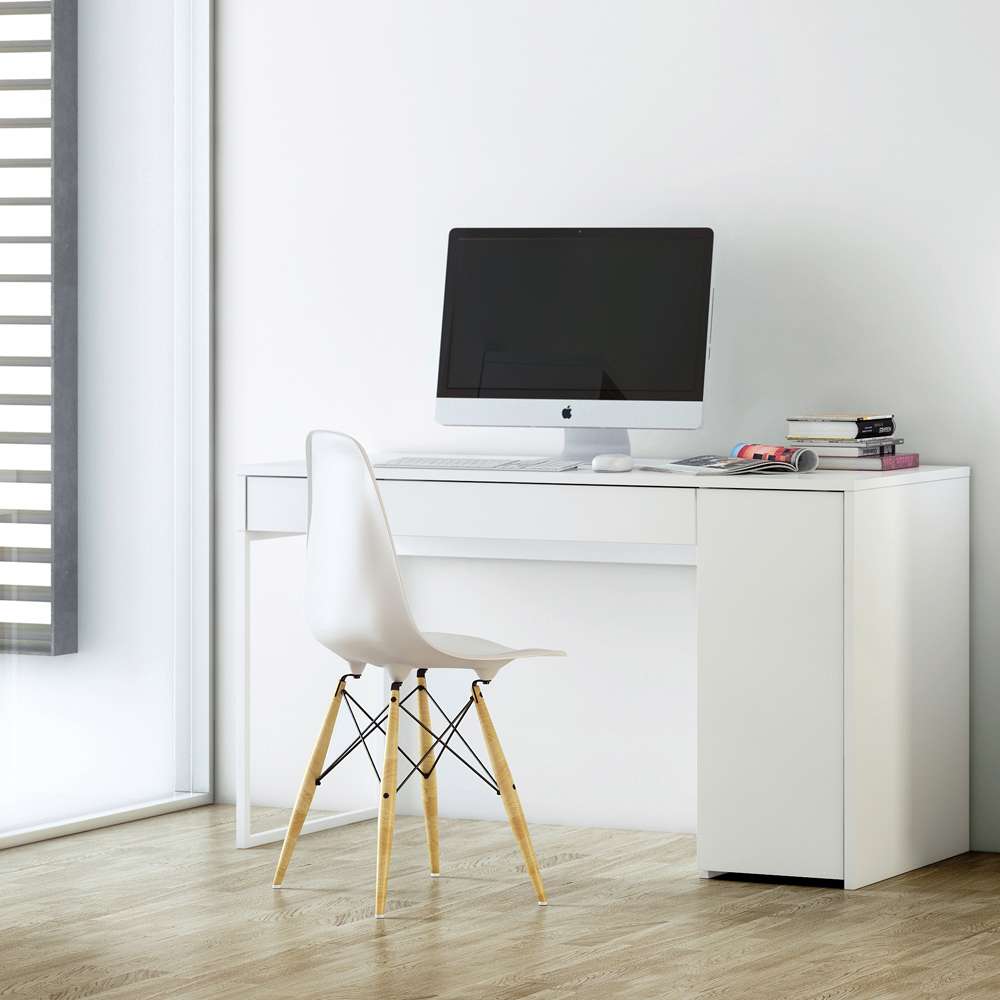 TEMAHOME - Prado Home Office Desk in Pure White / White Lacquer - 9500052545 veiw 7