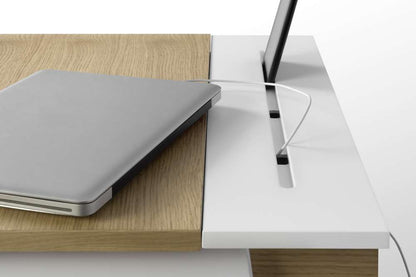 TEMAHOME - Space Desk in Oak / Pure White - 9003053719 veiw 4