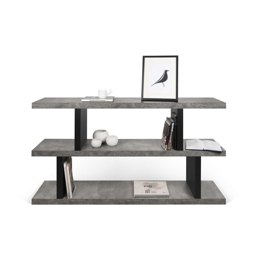 TEMAHOME - Step Low in Concrete Look / Pure Black - 9000320224 veiw 1