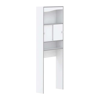 TEMAHOME - Surf Toilet Storage Cabinet in White / Aluminium Grey - E6091A7321M17 veiw 3