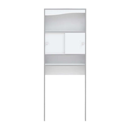 TEMAHOME - Surf Toilet Storage Cabinet in White / Aluminium Grey - E6091A7321M17 veiw 4