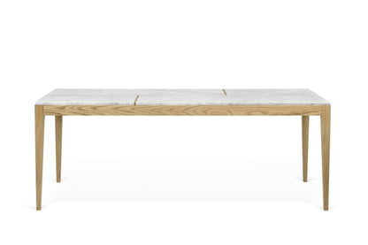 TEMAHOME - Utile Dining Table in White Marble / Oak - 9500628108 veiw 1