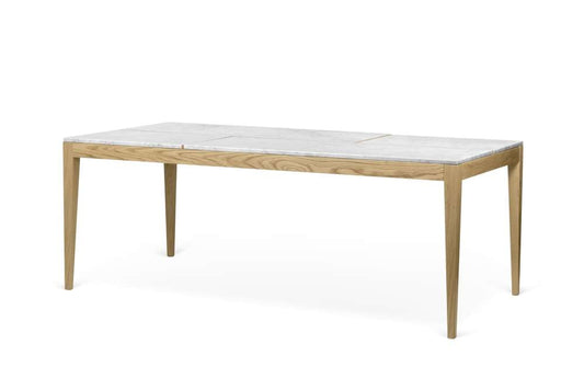 TEMAHOME - Utile Dining Table in White Marble / Oak - 9500628108 veiw 2