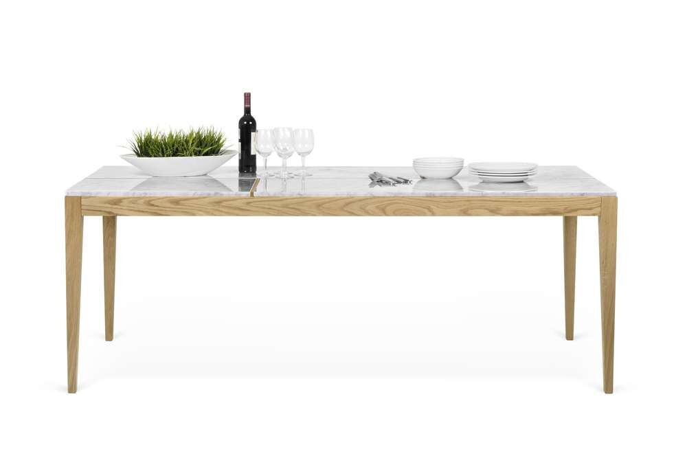 TEMAHOME - Utile Dining Table in White Marble / Oak - 9500628108 veiw 3