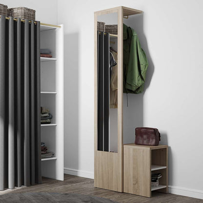 TEMAHOME - Vestibulo Entrance Wardrobe in Oak Color / White - E4025A3403X00 veiw 7