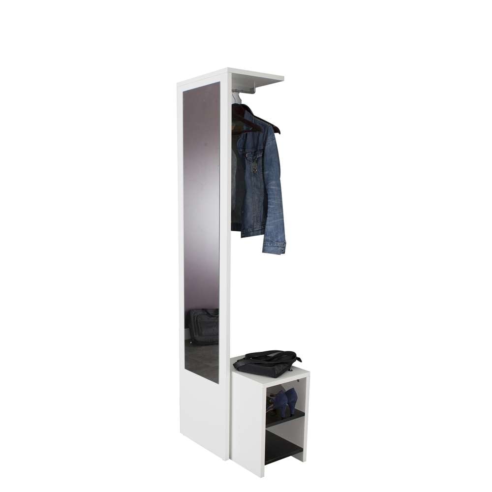 TEMAHOME - Vestibulo Entrance Wardrobe in White / Black - E4025A0200X00 veiw 1