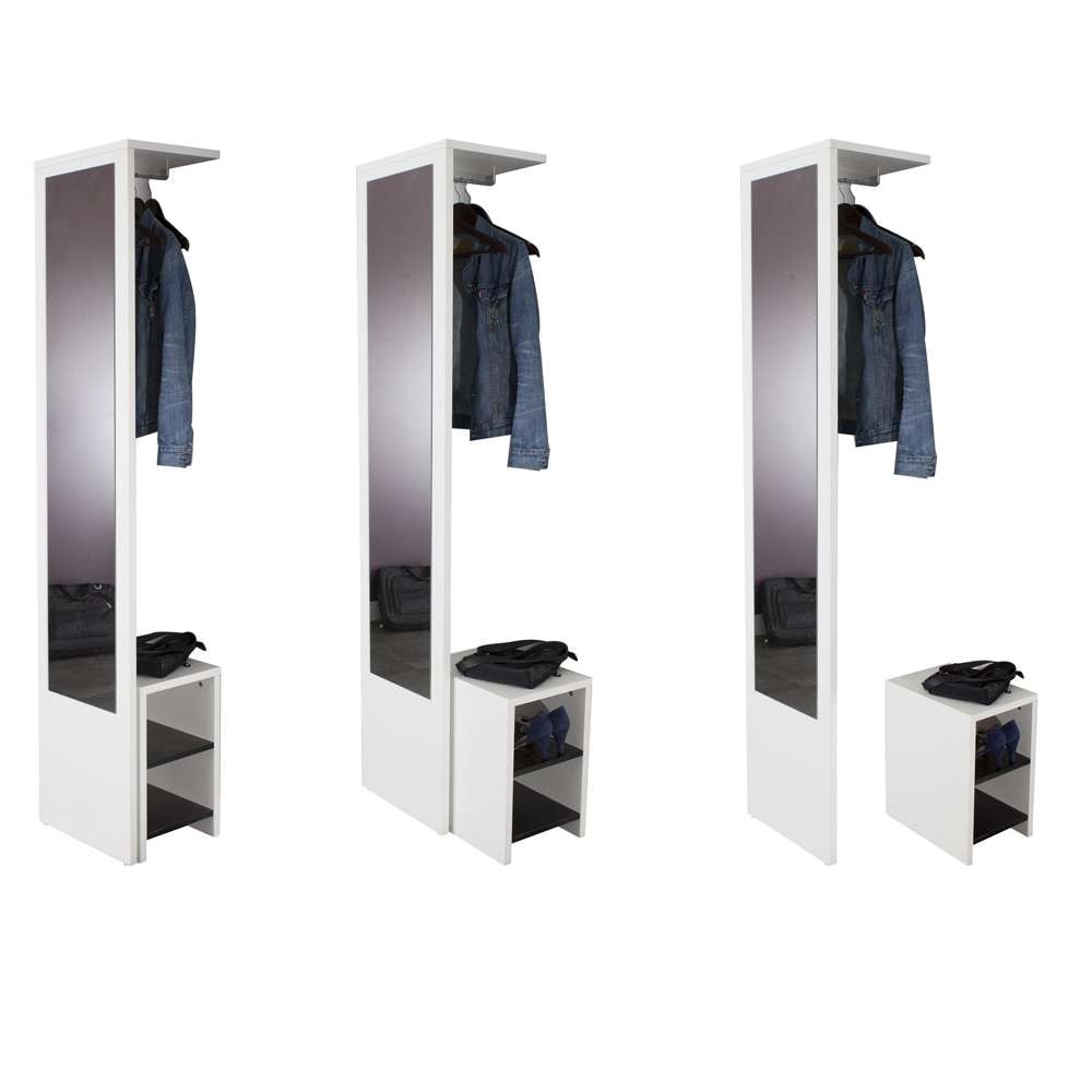 TEMAHOME - Vestibulo Entrance Wardrobe in White / Black - E4025A0200X00 veiw 4
