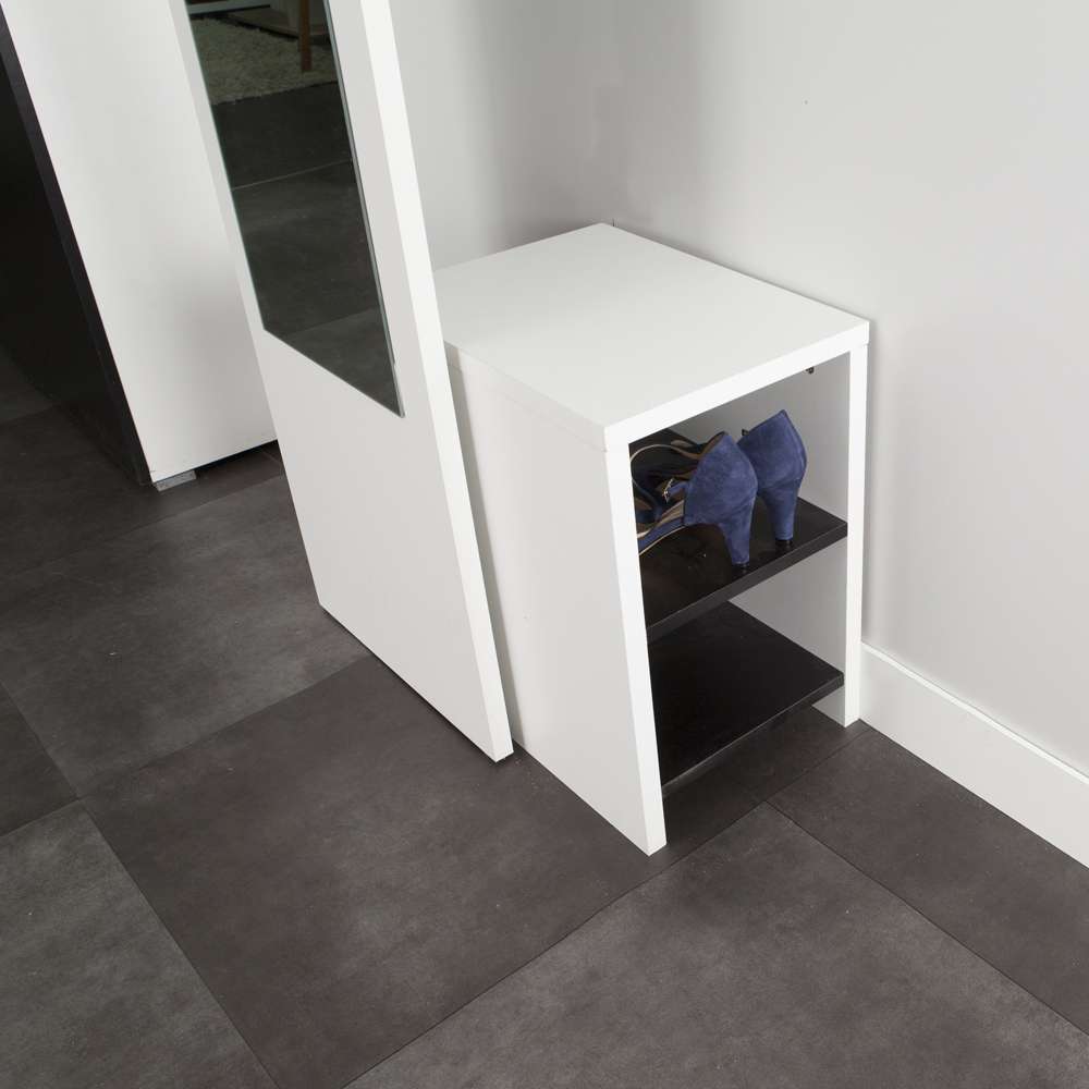 TEMAHOME - Vestibulo Entrance Wardrobe in White / Black - E4025A0200X00 veiw 7