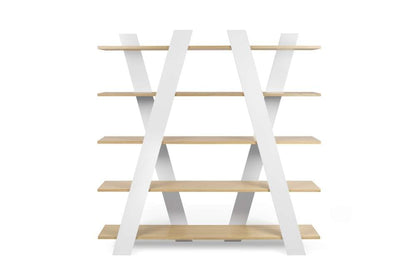 TEMAHOME - Wind Shelving Unit in Oak / White - 9500318054 veiw 1