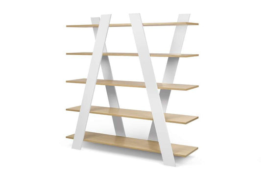 TEMAHOME - Wind Shelving Unit in Oak / White - 9500318054 veiw 2