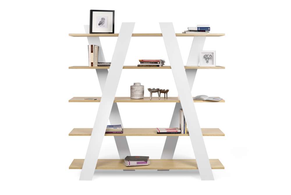 TEMAHOME - Wind Shelving Unit in Oak / White - 9500318054 veiw 3