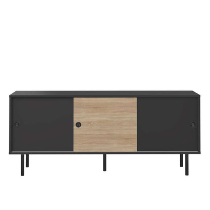 TEMAHOME - Zip Low Sideboard in Black / Natural Oak Color - E4113A7607A87 veiw 1