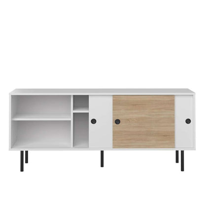 TEMAHOME - Zip Low Sideboard in White / Natural Oak Color - E4113A2103A87 veiw 4
